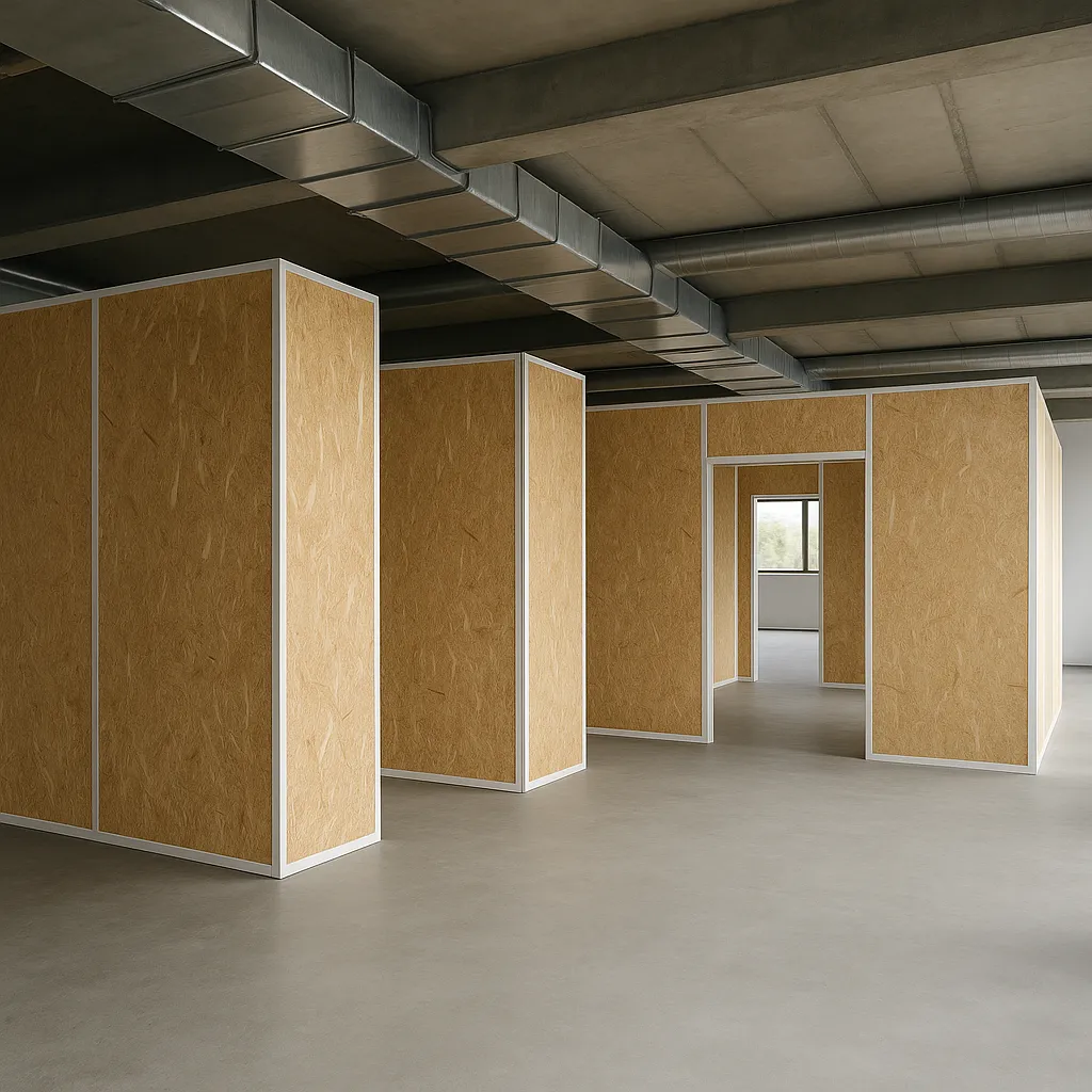 Pereți despărțitori realizați cu panouri SIP